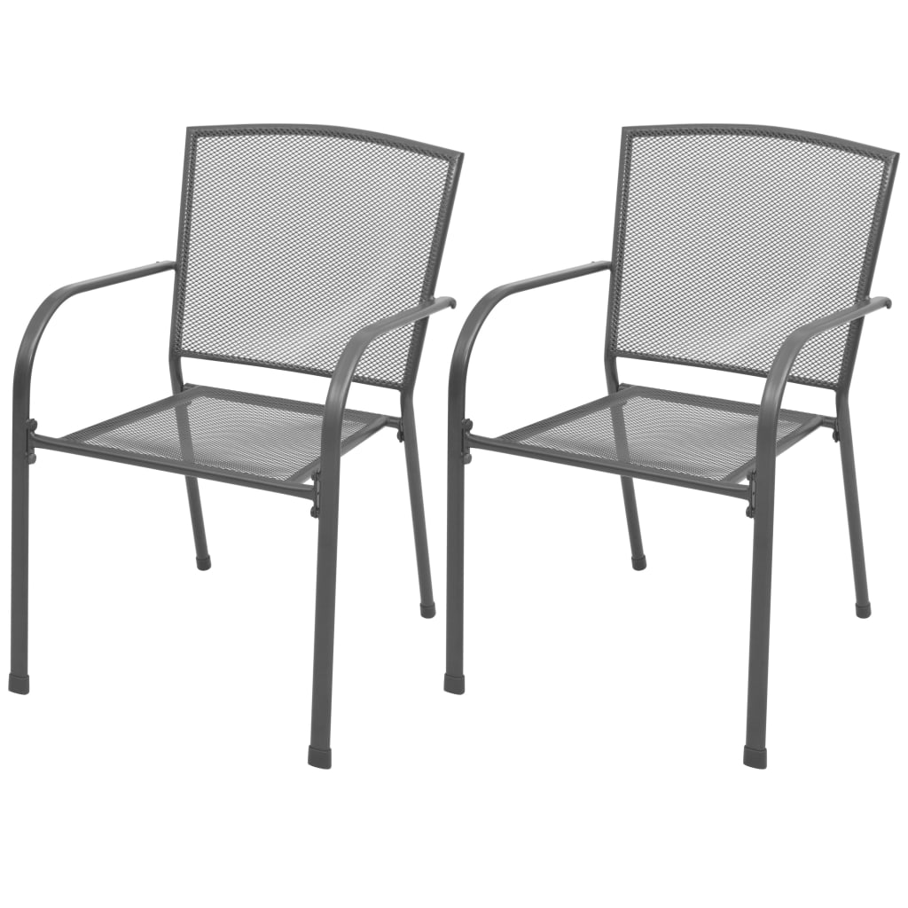 Stackable metal on sale chairs outdoor