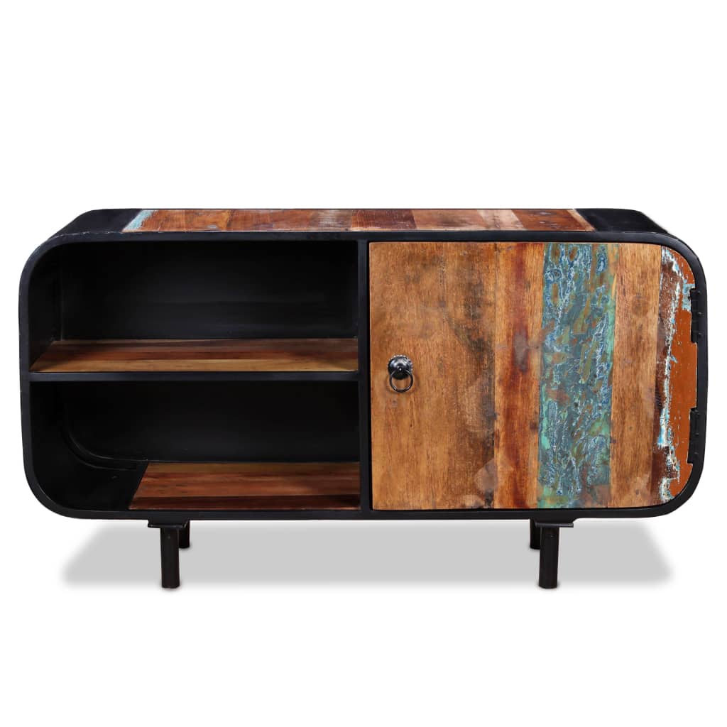 Gossi Comodă TV, 90 x 30 x 48 cm, lemn masiv reciclat