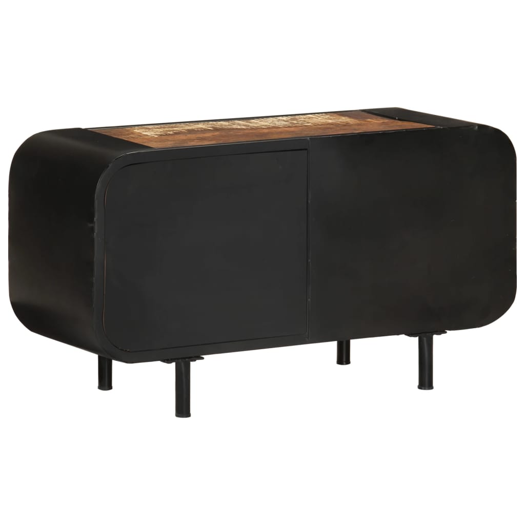 Gossi Comodă TV, 90 x 30 x 48 cm, lemn masiv reciclat