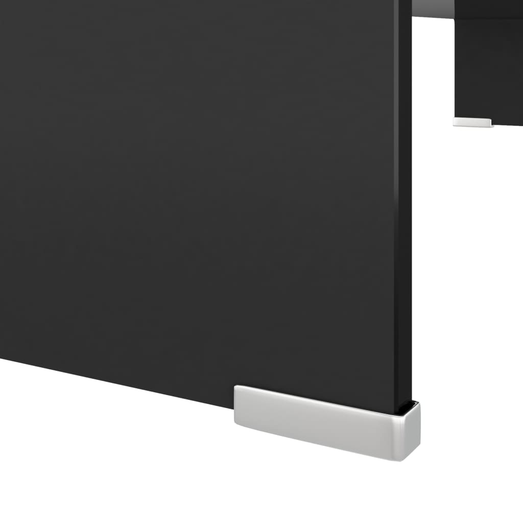 Mueble TV/Elevador de monitor/ Mesa de TV cristal verde 70x30x13