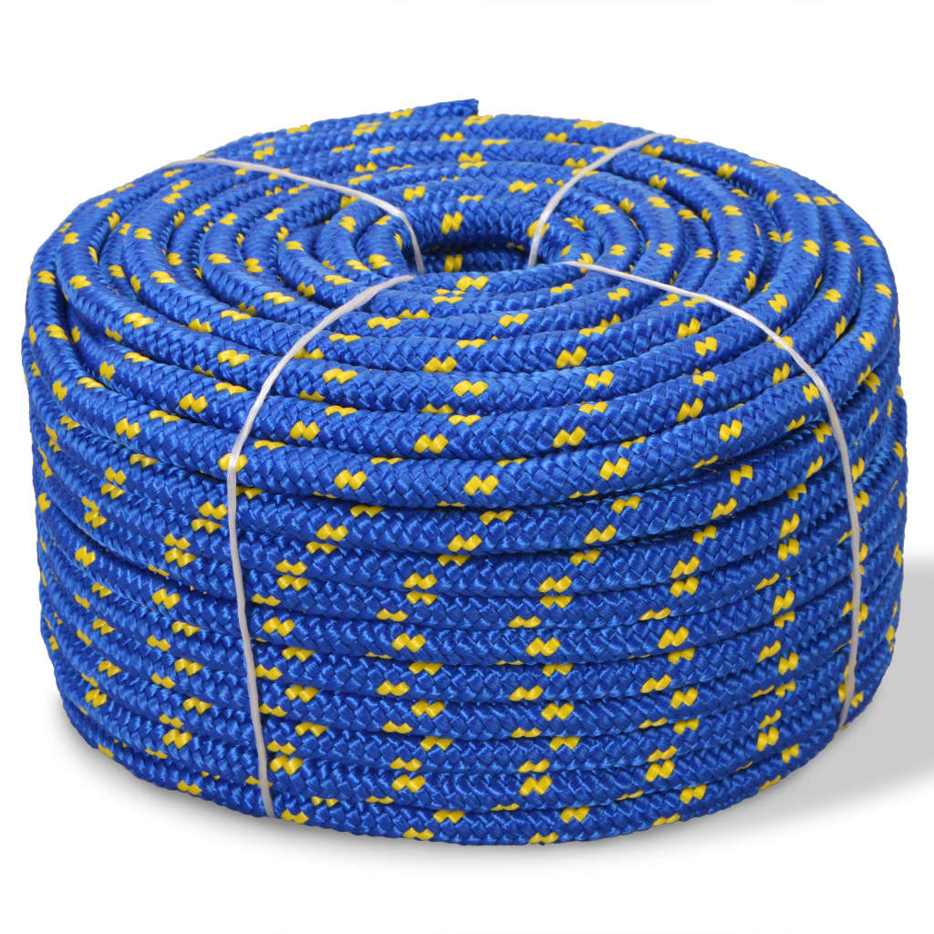 Image of vidaXL Marine Rope Polypropylene 14 mm 50 m Blue