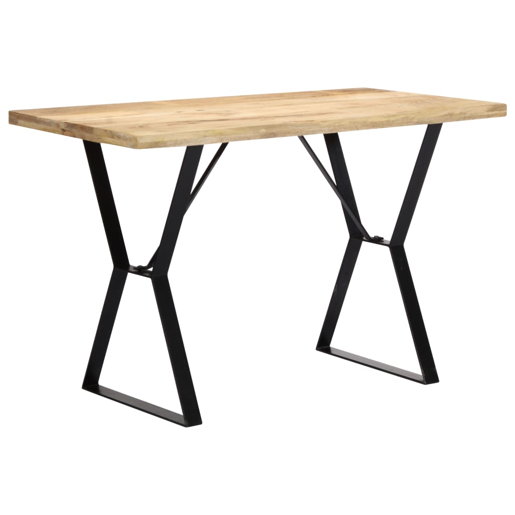 Jídelní stůl 120 x 60 x 76 cm masivní mangovníkové dřevo