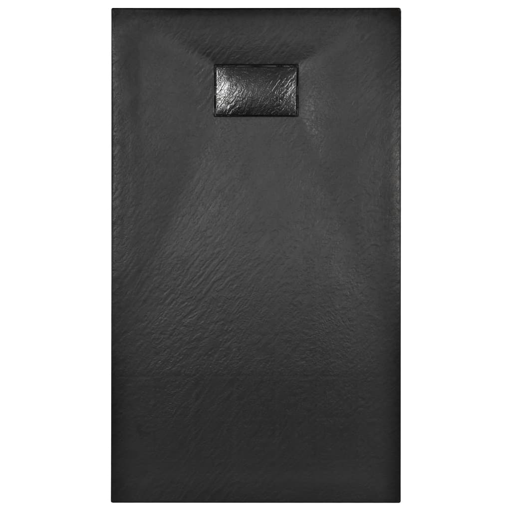  Sprchová vanička, SMC, čierna 120x70 cm