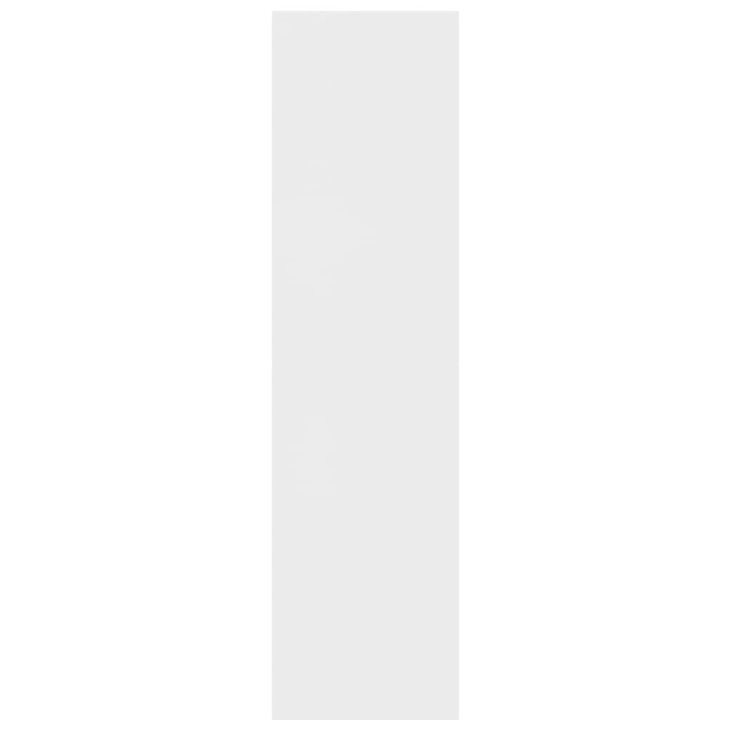 Fehér forgácslap könyvszekrény/térelválasztó 155 x 24 x 160 cm 
