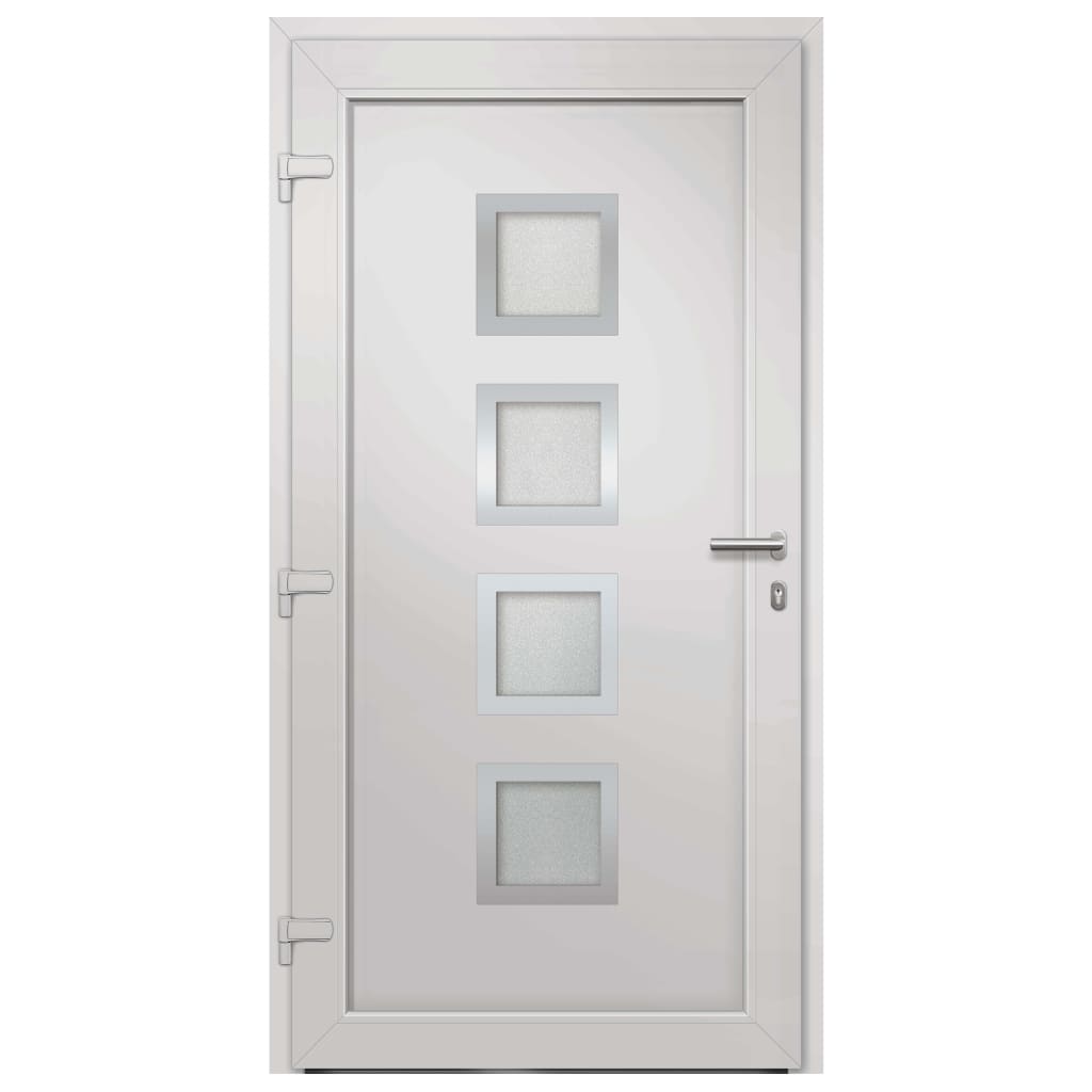 Vchodové dveře bílé 108 x 208 cm