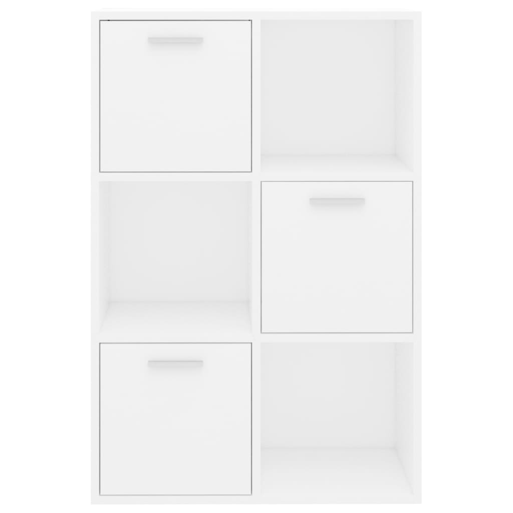 Fehér forgácslap tárolószekrény 60 x 29,5 x 90 cm 