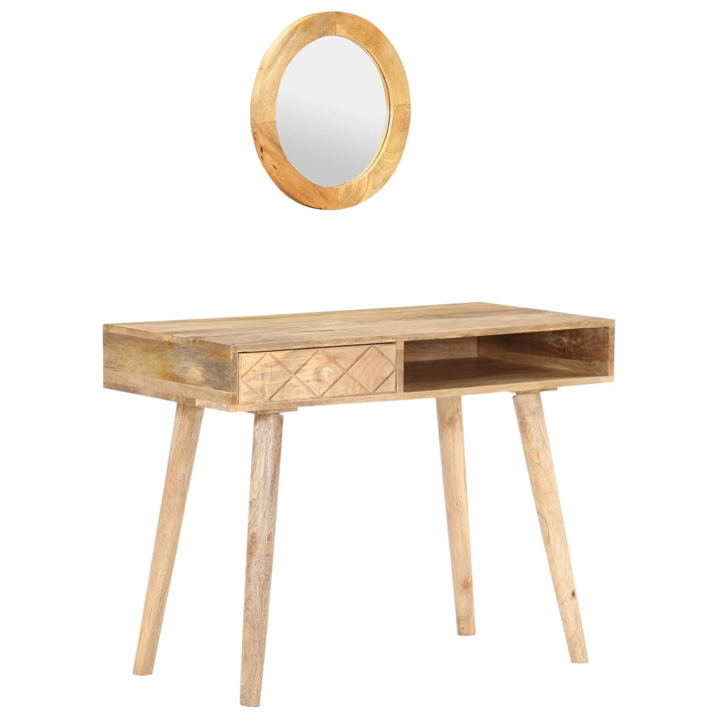 Toaletní stolek 100 x 50 x 76 cm masivní mangovníkové dřevo