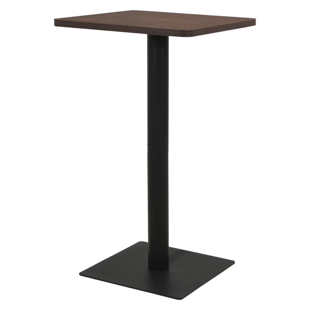 Bistro stolek tmavý jasan 70 x 70 x 107 cm