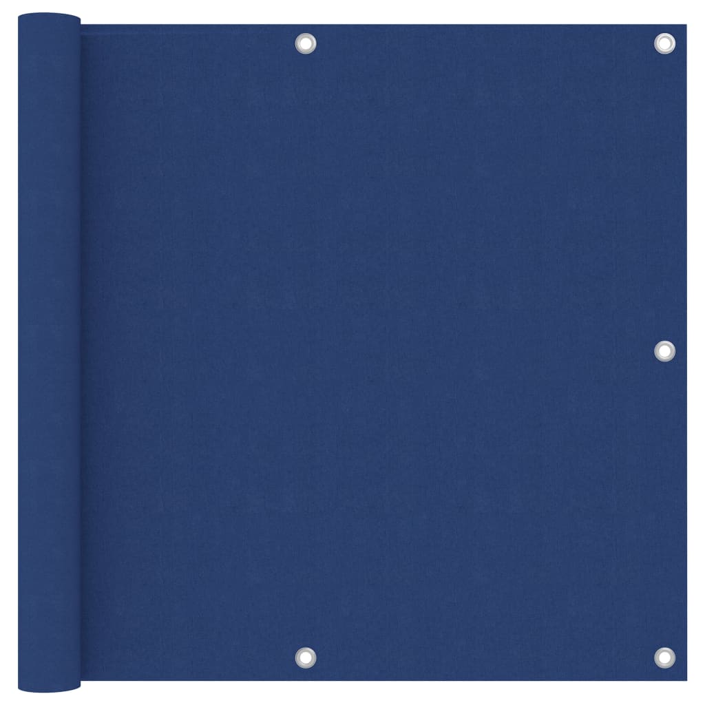 Kék oxford-szövet erkélyparaván 90 x 300 cm 