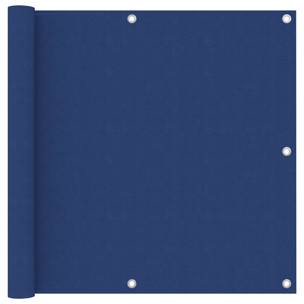vidaXL altanafskærmning 90x600 cm oxfordstof blå