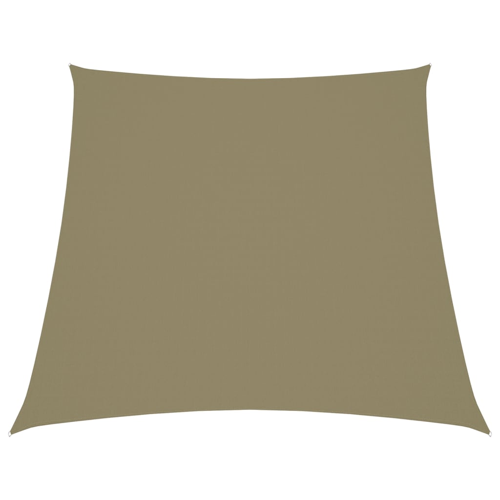 vidaXL Sonnensegel Oxford-Gewebe Trapezförmig 3/5x4 m Beige