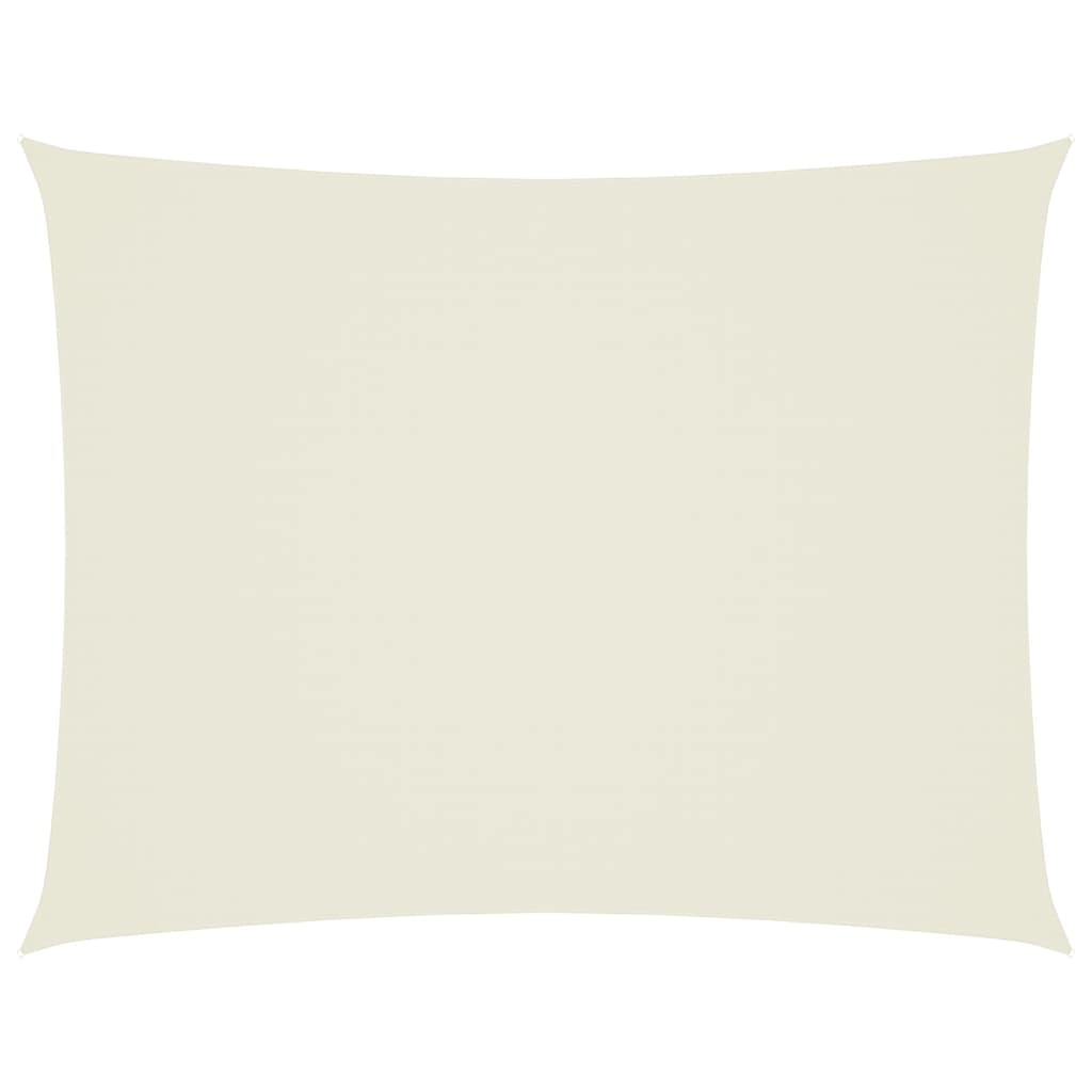 Sonnensegel Oxford-Gewebe Rechteckig 3×4 m Creme