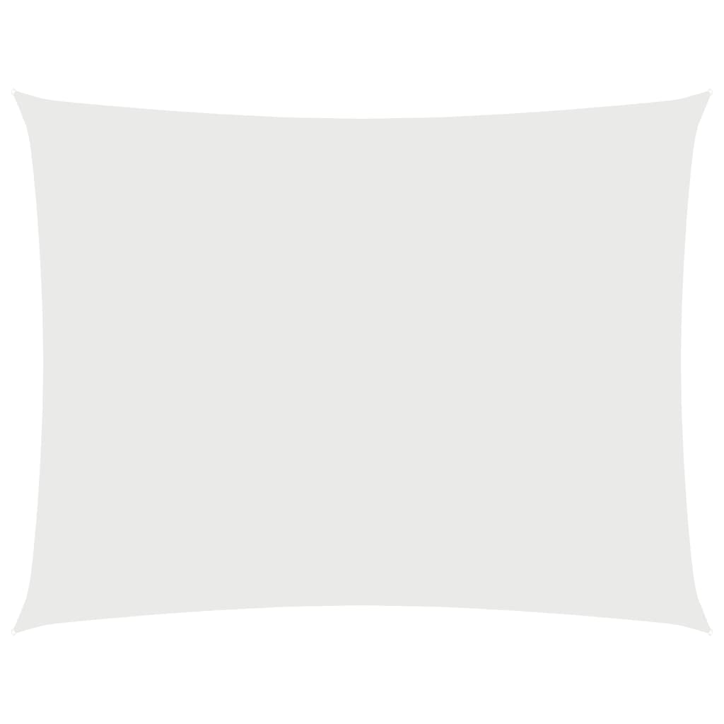 Sonnensegel Oxford-Gewebe Rechteckig 2×3,5 m Weiß