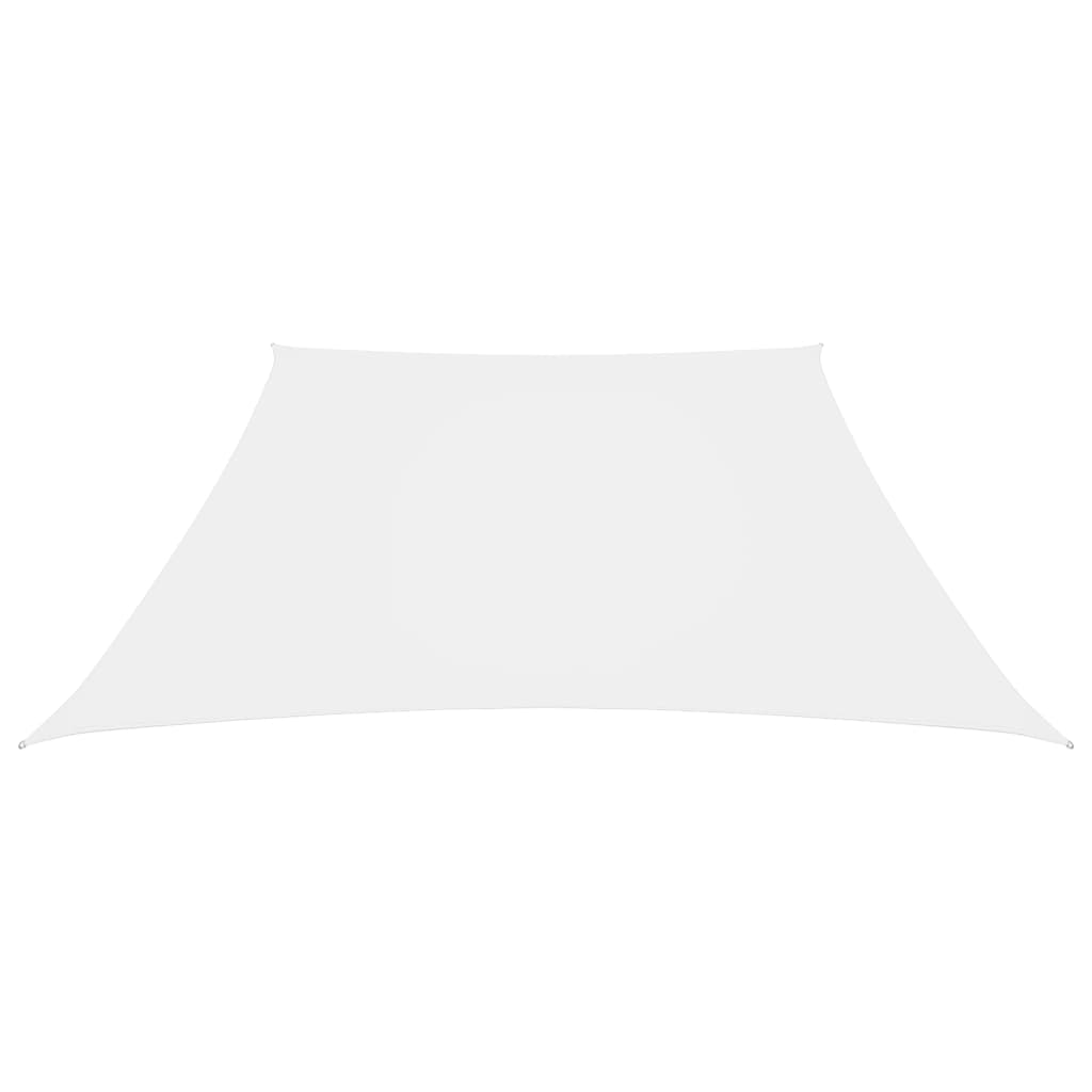 Sonnensegel Oxford-Gewebe Trapezform 4/5x4 m Weiß