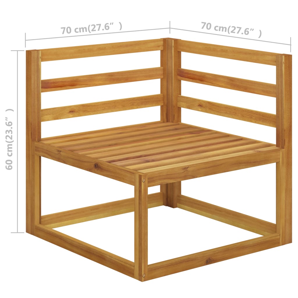 Zestaw drewnianych mebli wypoczynkowych - łączy styl i funkcjonalność