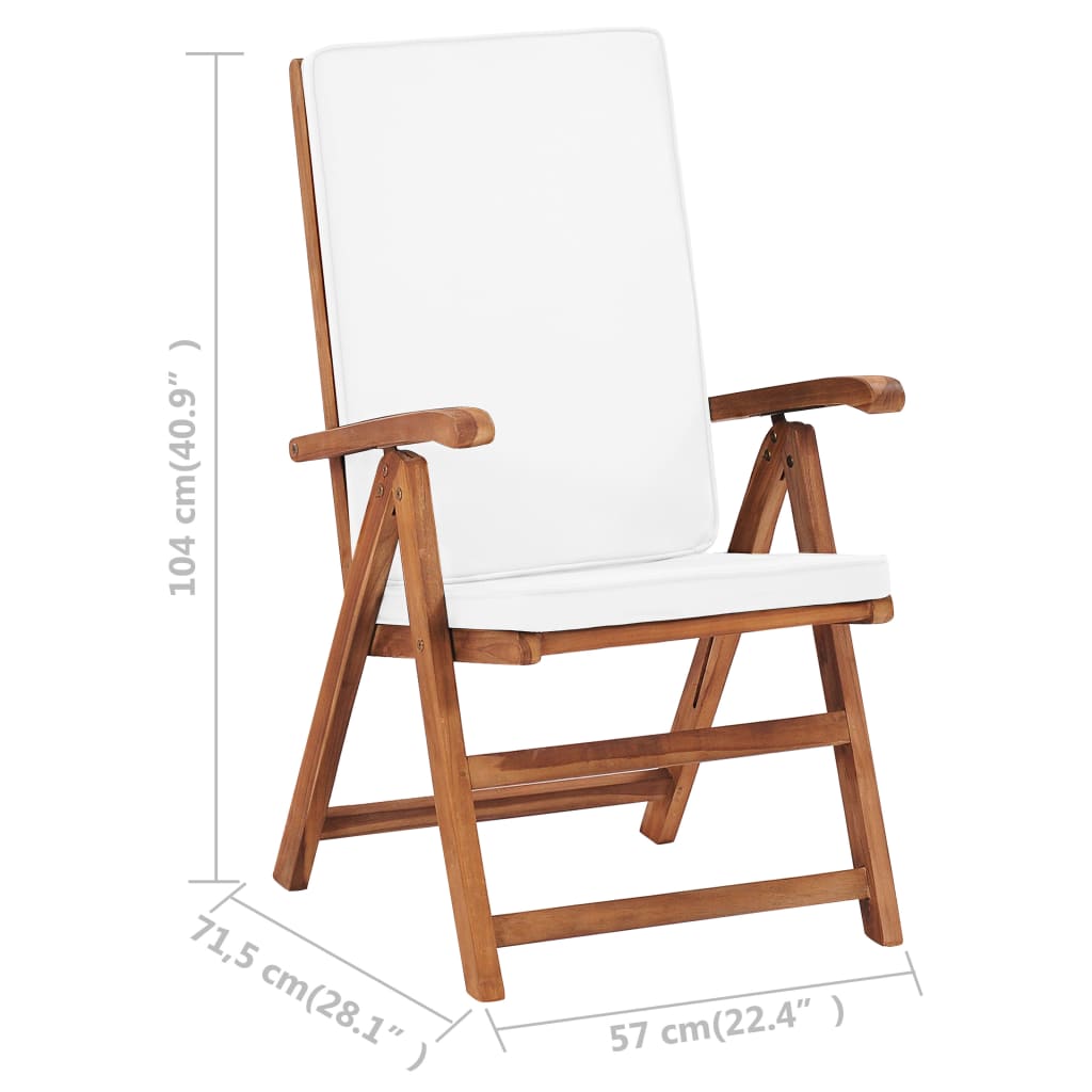 Set mobilier de grădină cu perne, 7 piese, lemn masiv de tec