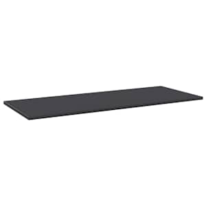 Přídavné police 4 ks šedé 100 x 40 x 1,5 cm dřevotříska - obrázek 2