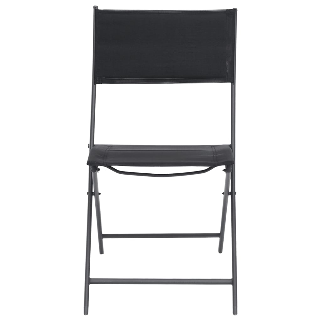 Set mobilier de exterior, 9 piese, oțel