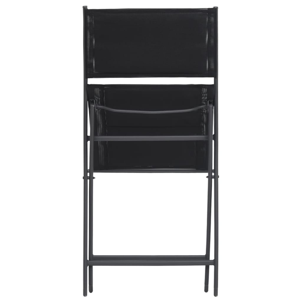 Set mobilier de exterior, 9 piese, oțel