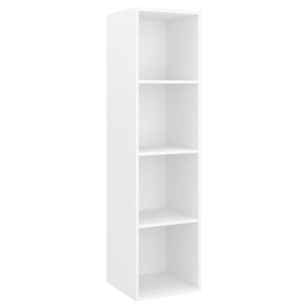 Gossi Set de dulapuri TV, 3 piese, alb, lemn prelucrat