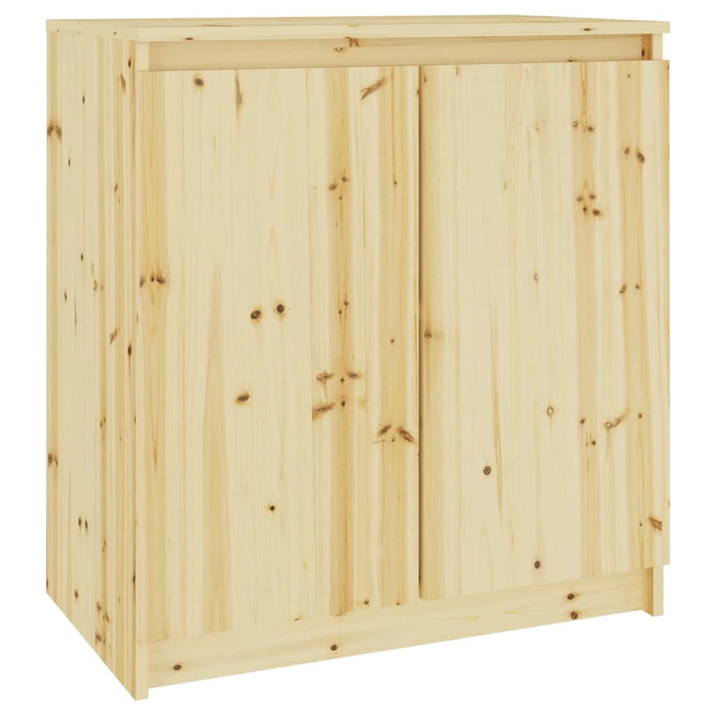 Tömör fenyőfa kisszekrény 60 x 36 x 65 cm 