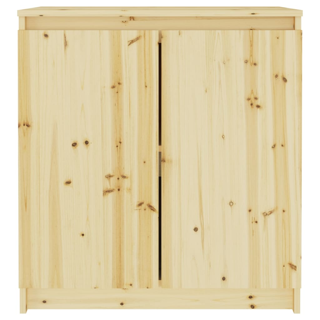 Tömör fenyőfa kisszekrény 60 x 36 x 65 cm 