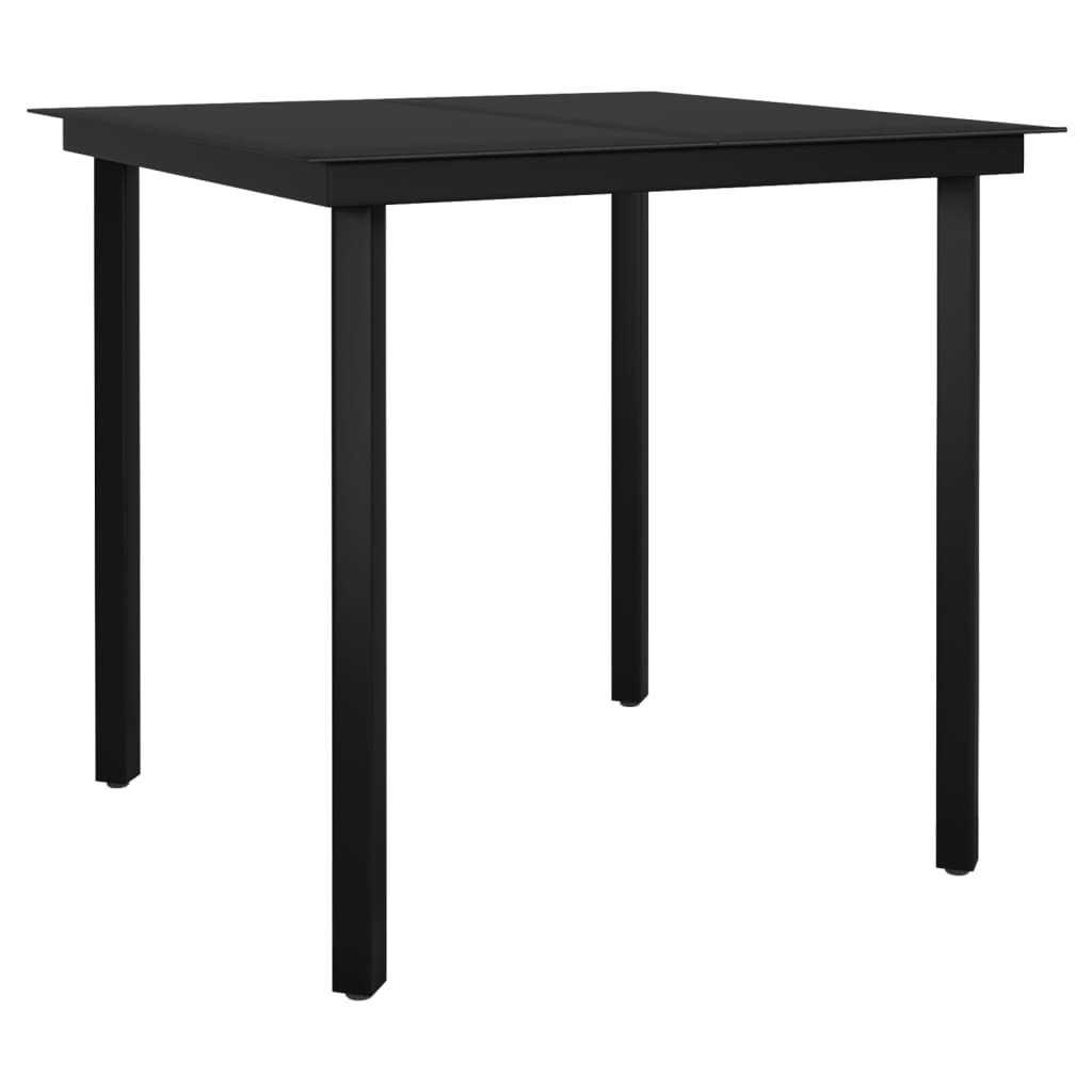 Set mobilier de grădină, 3 piese, gri