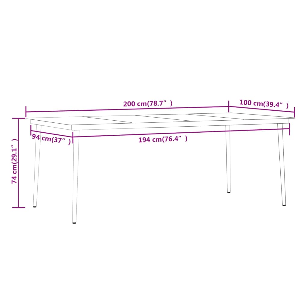 Set de mobilier pentru grădină cu perne, 7 piese, bej
