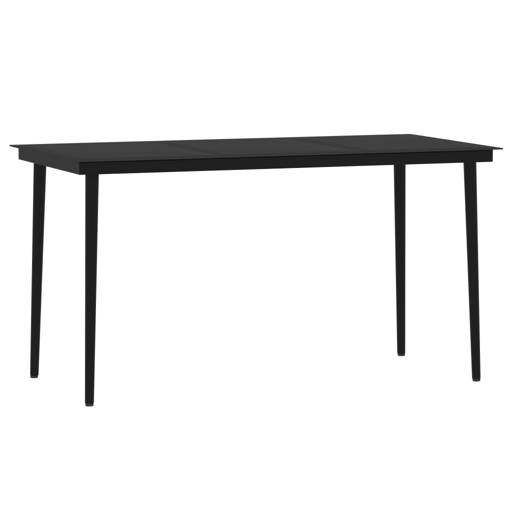 Set de mobilier pentru grădină, 7 piese, maro