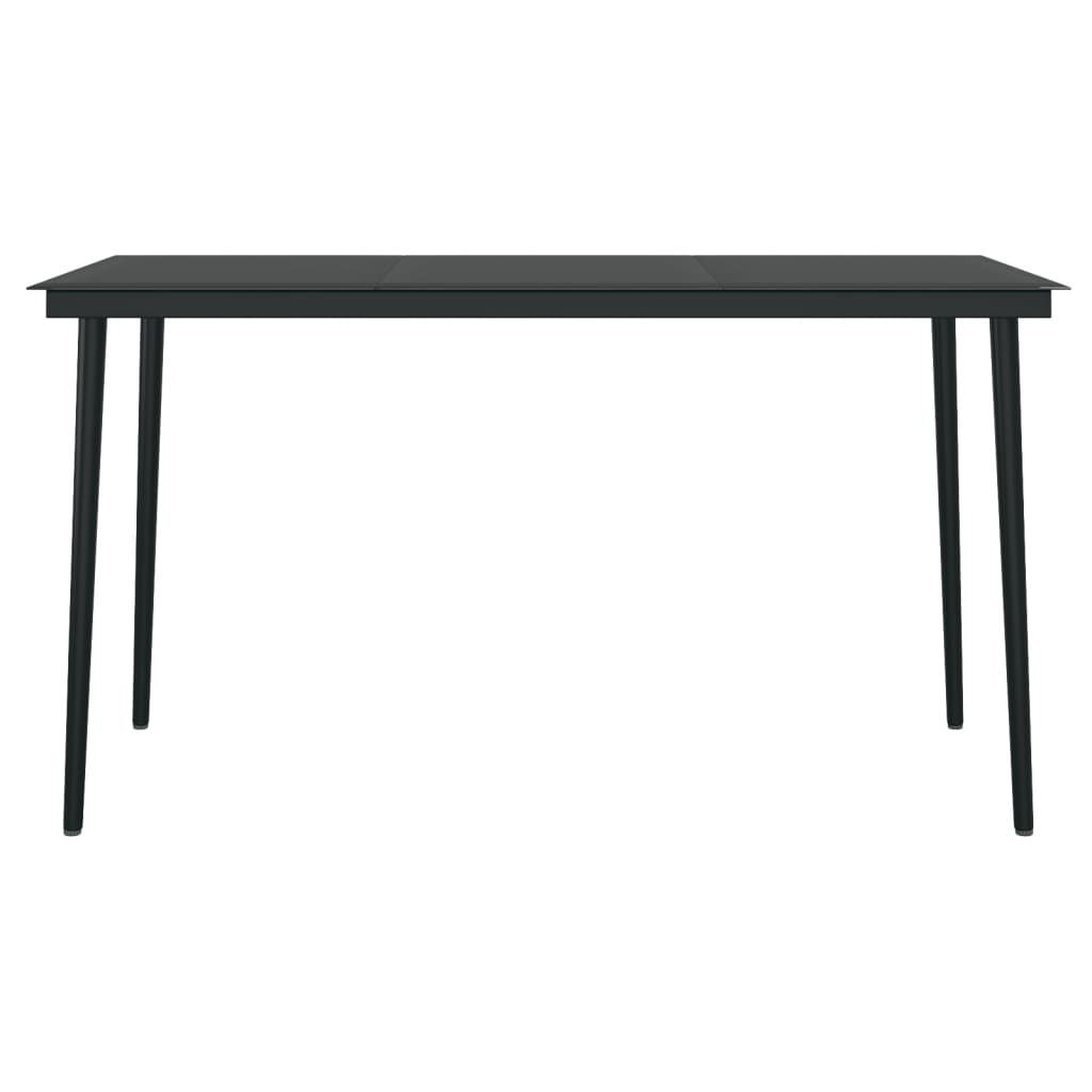 Set de mobilier pentru grădină, 7 piese, maro