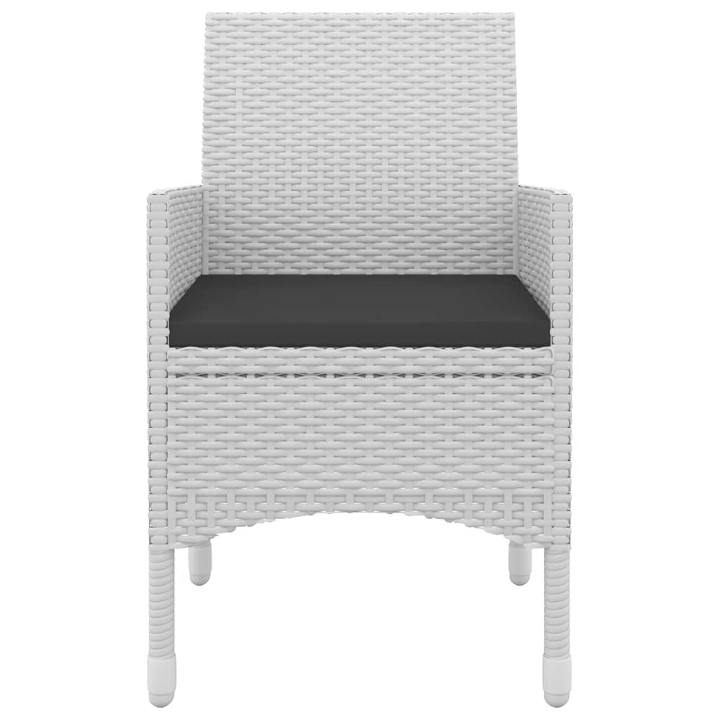 Set mobilier de grădină cu perne, 9 piese, poliratan și sticlă