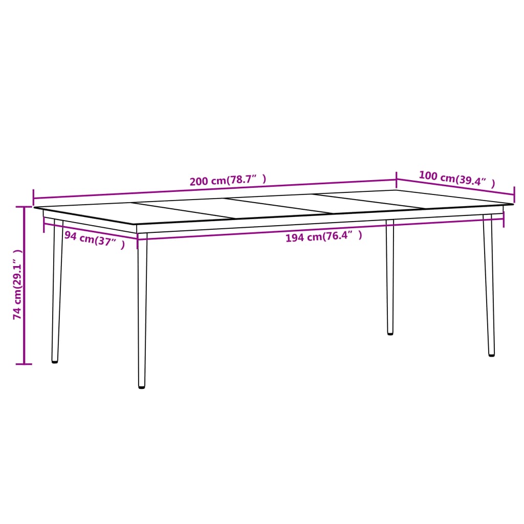 Set mobilier de grădină cu perne, 9 piese, poliratan și sticlă