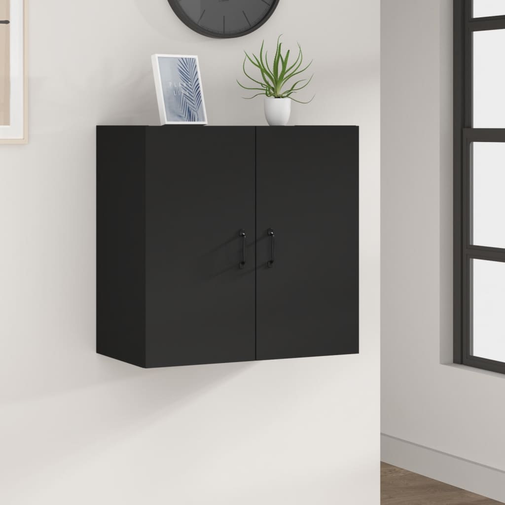 Dulap de perete vidaXL, negru, 60x31x60 cm, lemn prelucrat, 14.4 kg 1 8720287083580 m en hd 1