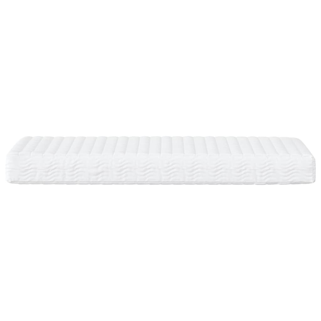  Penový matrac biely 80x200 cm tvrdosť H2 H3