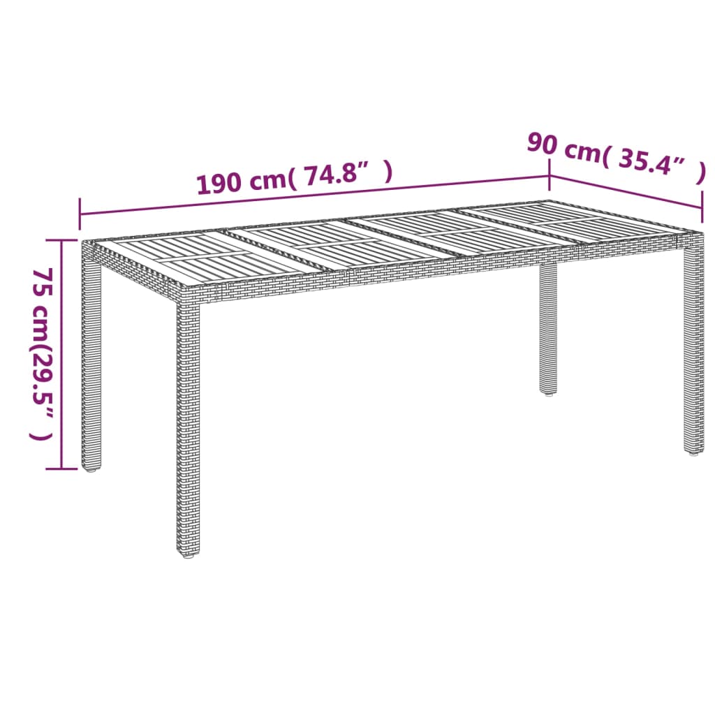 Set mobilier grădină cu perne, 9 piese, gri, poliratan