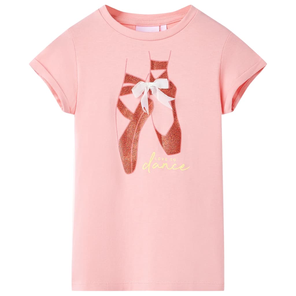 Kinder-T-Shirt Rosa 128