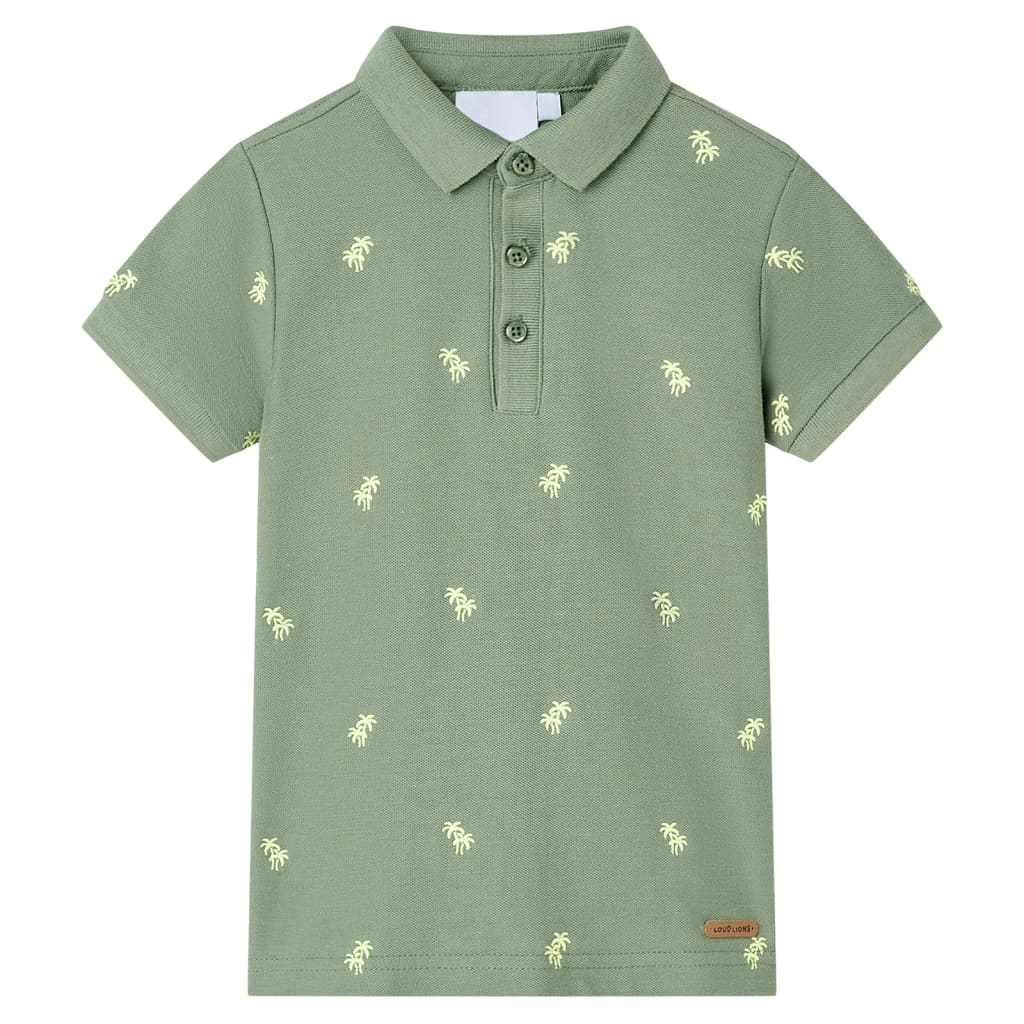 Tricou polo pentru copii, kaki, 128