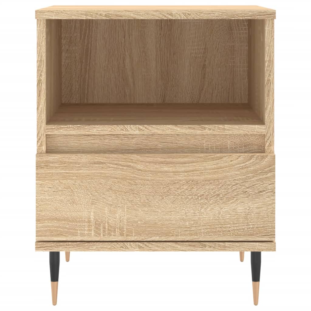 Нощно шкафче, сонома дъб, 40x35x50 см, инженерно дърво » DesignBunker.eu