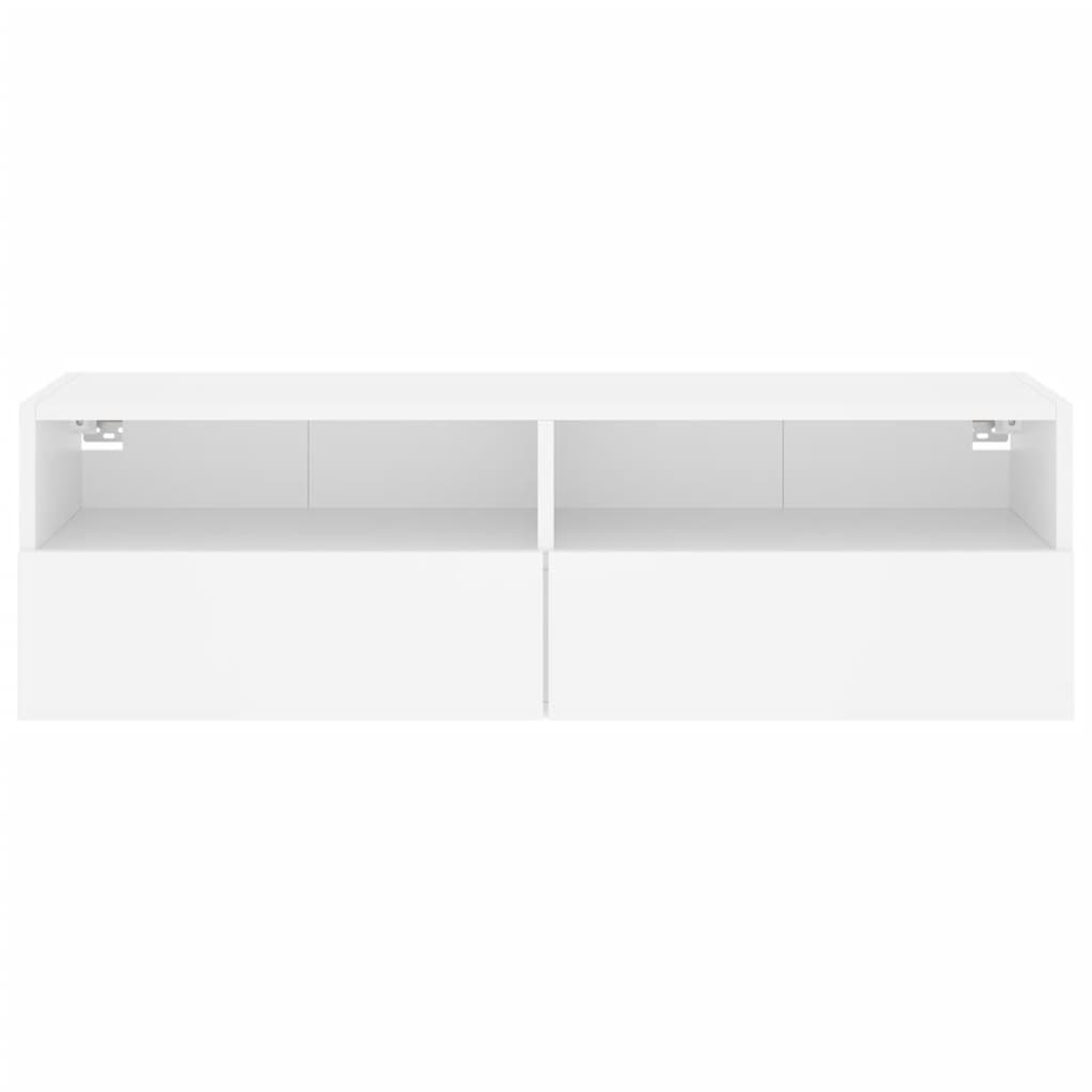 TV-Wandschrank Weiß 100x30x30 cm Holzwerkstoff