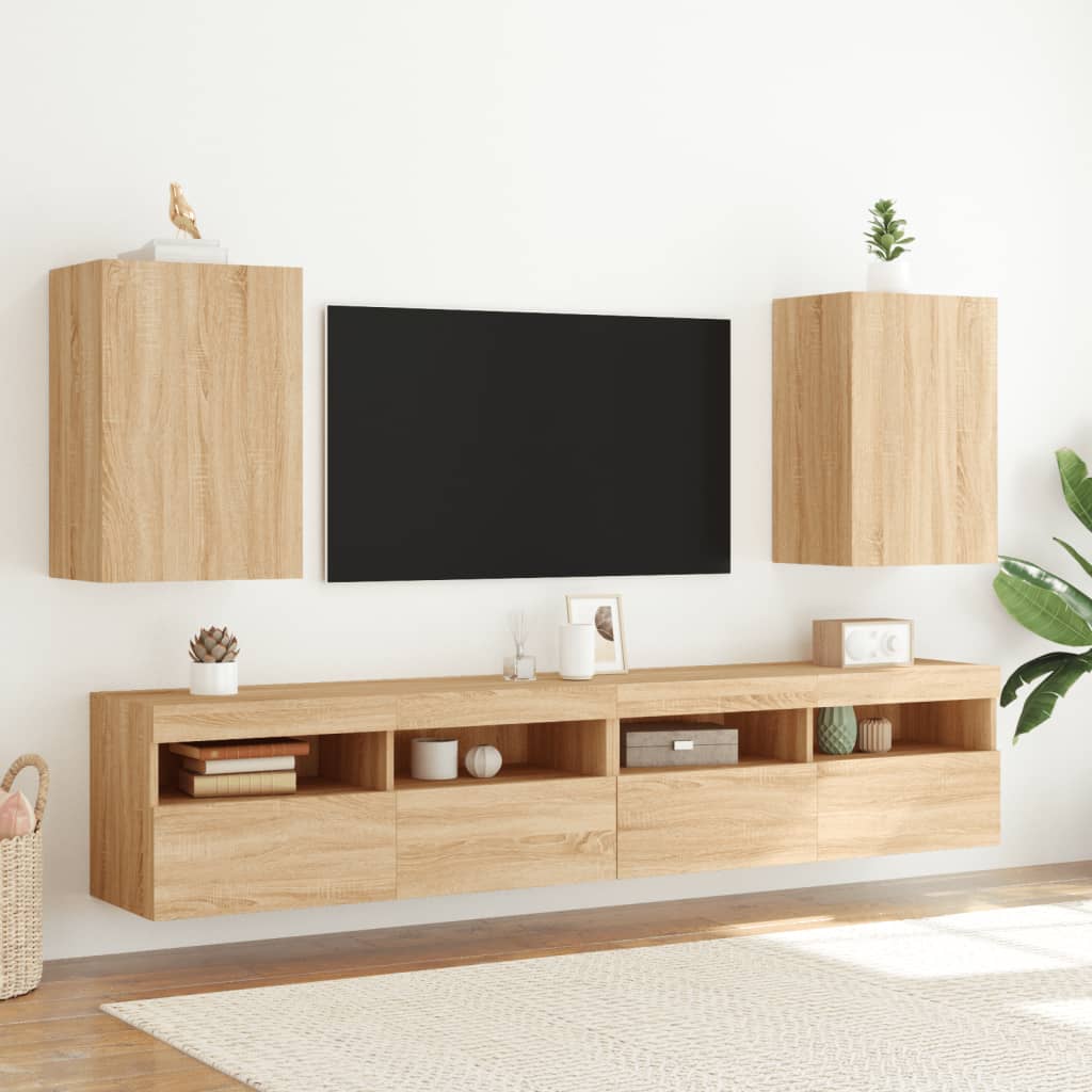 TV-Wandschrank Sonoma-Eiche 40,5x30x60 cm Holzwerkstoff