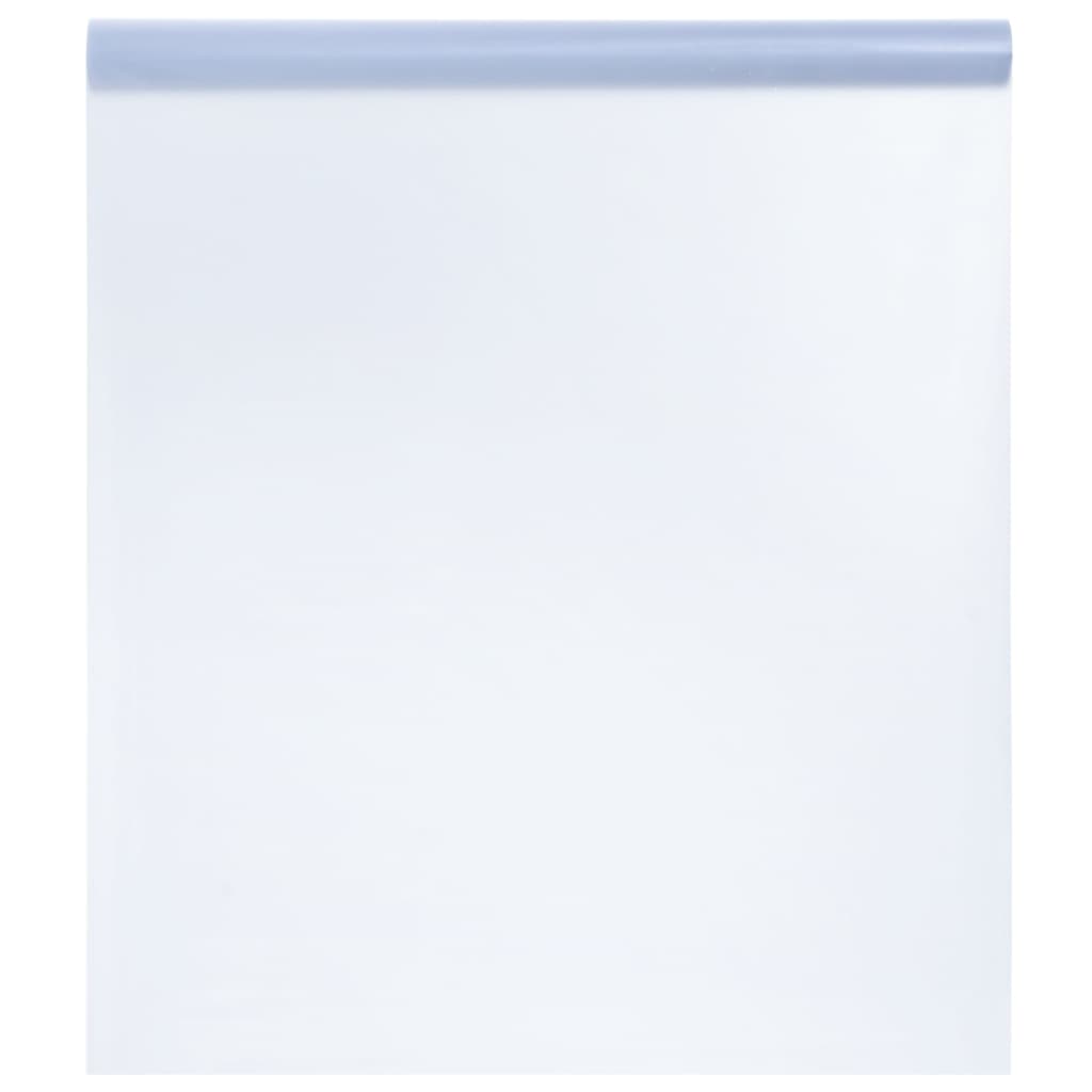 Fensterfolie Statisch Matt Transparent Grau 90×1000 cm PVC