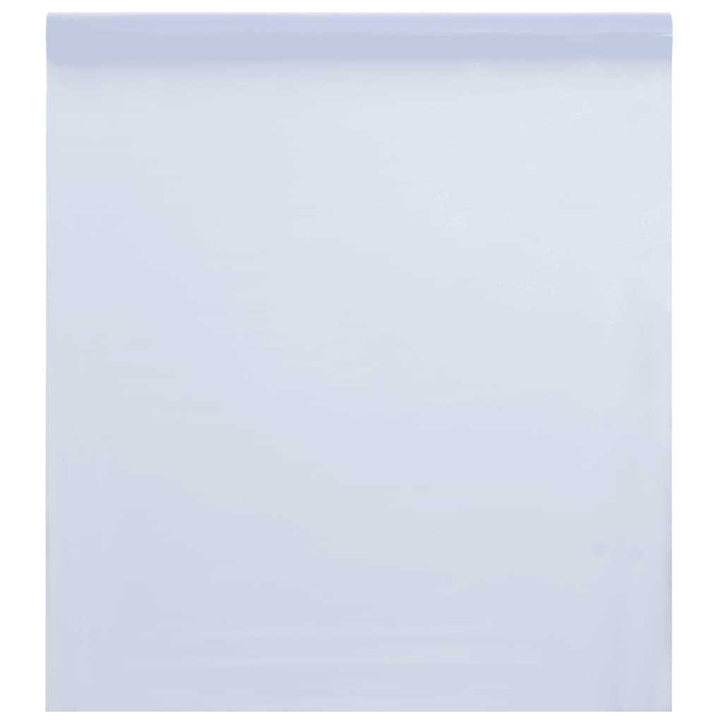 Fensterfolie Statisch Matt Transparent Weiß 90×1000 cm PVC