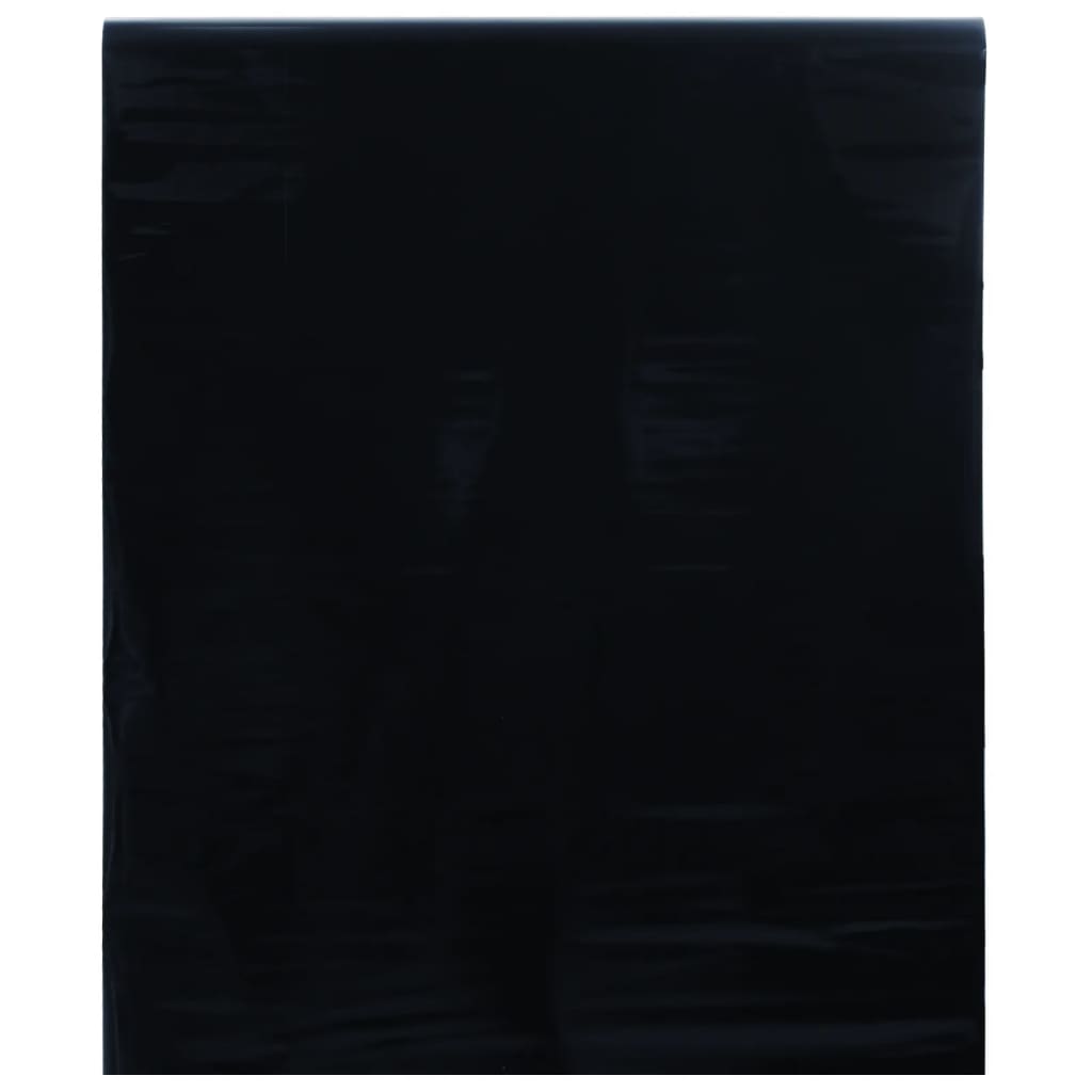 vidaXL Film de fenêtre statique dépoli noir 60x2000 cm PVC