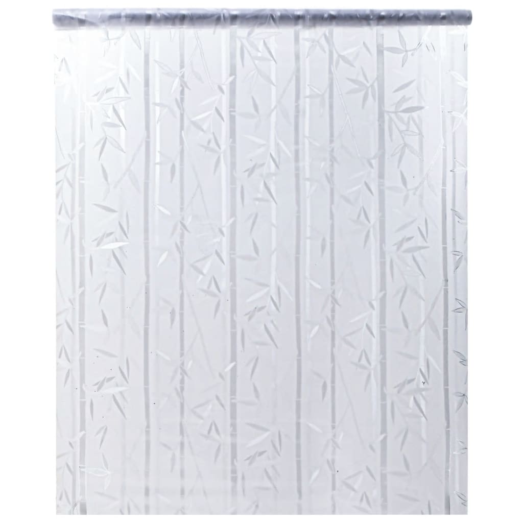 vidaXL Folie fereastră mată, model bambus, 45x500 cm, PVC