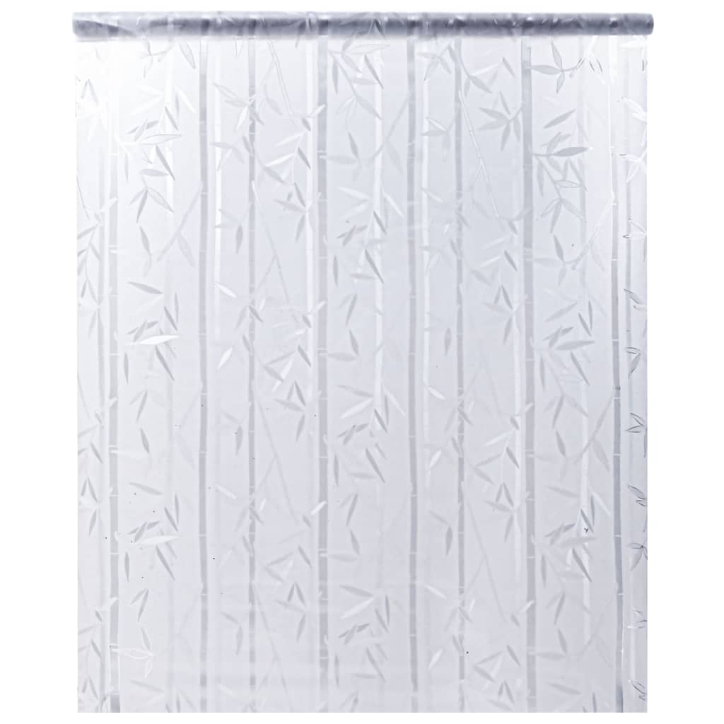 vidaXL Folie fereastră mată, model bambus, 90x500 cm, PVC