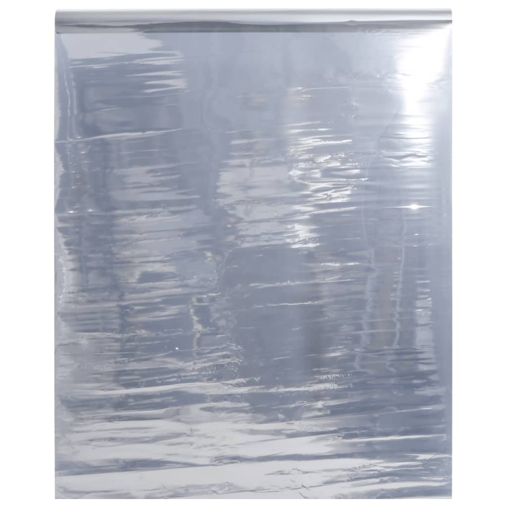 vidaXL Folie solară efect reflectorizant static argintiu 60x500 cm PVC