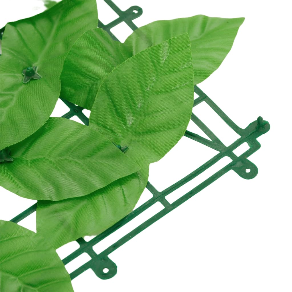 Balcony Privacy Screen with Green Leaves 600x75 cm Relax Outdoors